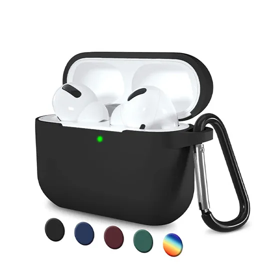 Silicone Case Cover for Airpods Pro (Wine)