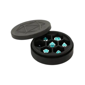 Silicone Round Dice Case: Black