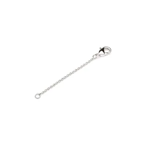 Silver Plated 2 inch Pendant Chain Necklace Extender