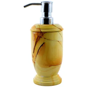 Soap & Lotion Dispenser of Teak Marble