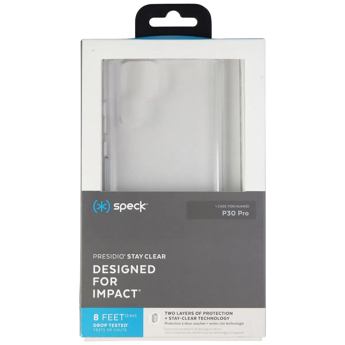 Speck Presidio Stay Clear Case for Huawei P30 Pro Smartphones - Clear