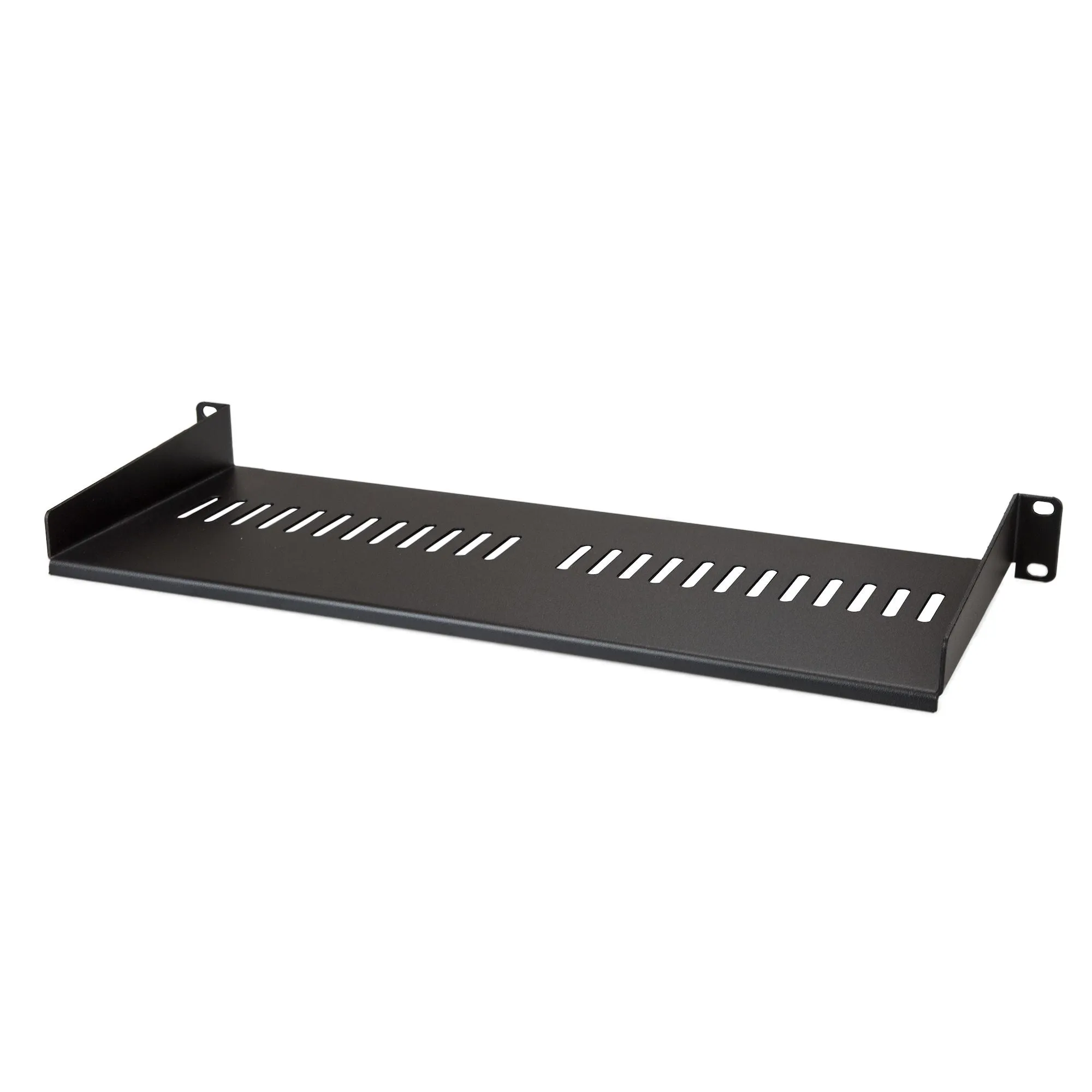 Startech.Com 1U Vented Server Rack Cabinet Shelf, 7In Deep Fixed Cantilever Tray, Rackmount Shelf For 19" Av/Data/Networ