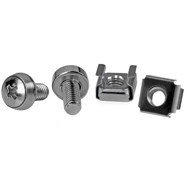 Startech.Com 50 Pkg M6 Mounting Screws And Cage Nuts For Server Rack Cabinet