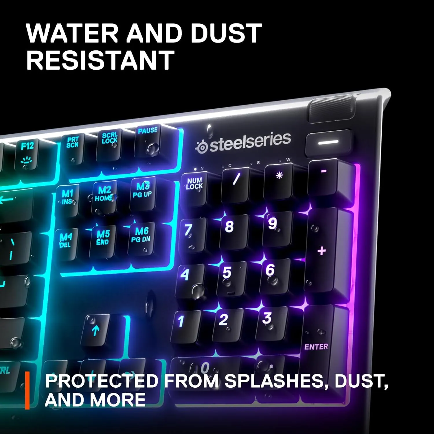 SteelSeries APEX 3-US RGB Gaming Keyboard (64795)