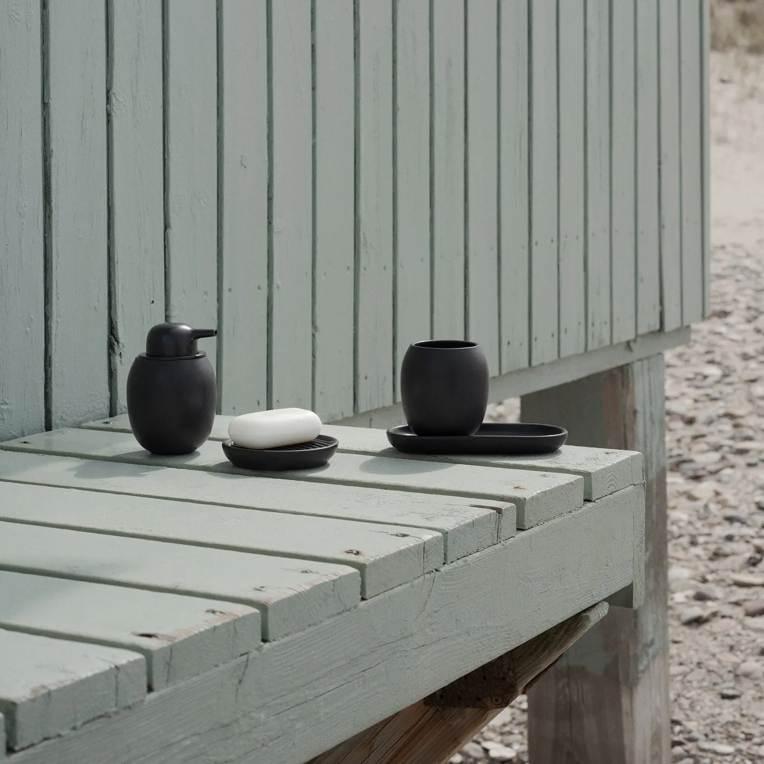 stelton | fjord toothbrush holder | black