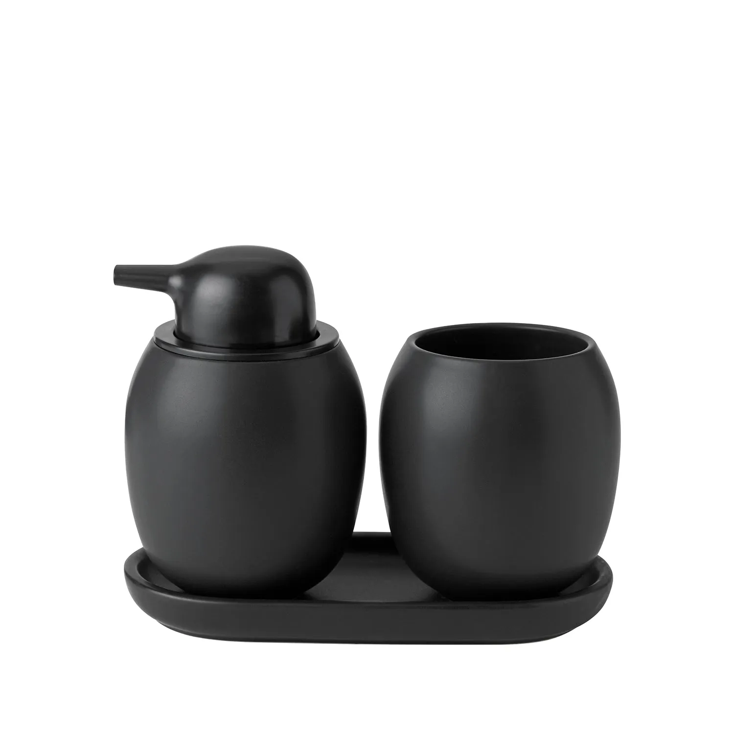 stelton | fjord toothbrush holder | black