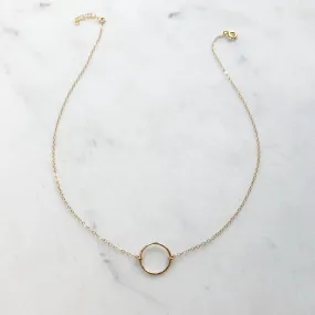 Token Eternity Necklace - 14K Gold Fill