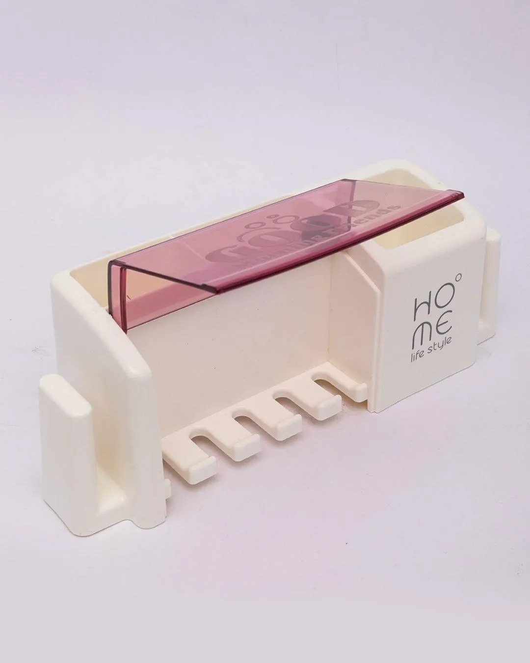 Toothbrush Holder, Pink, Plastic