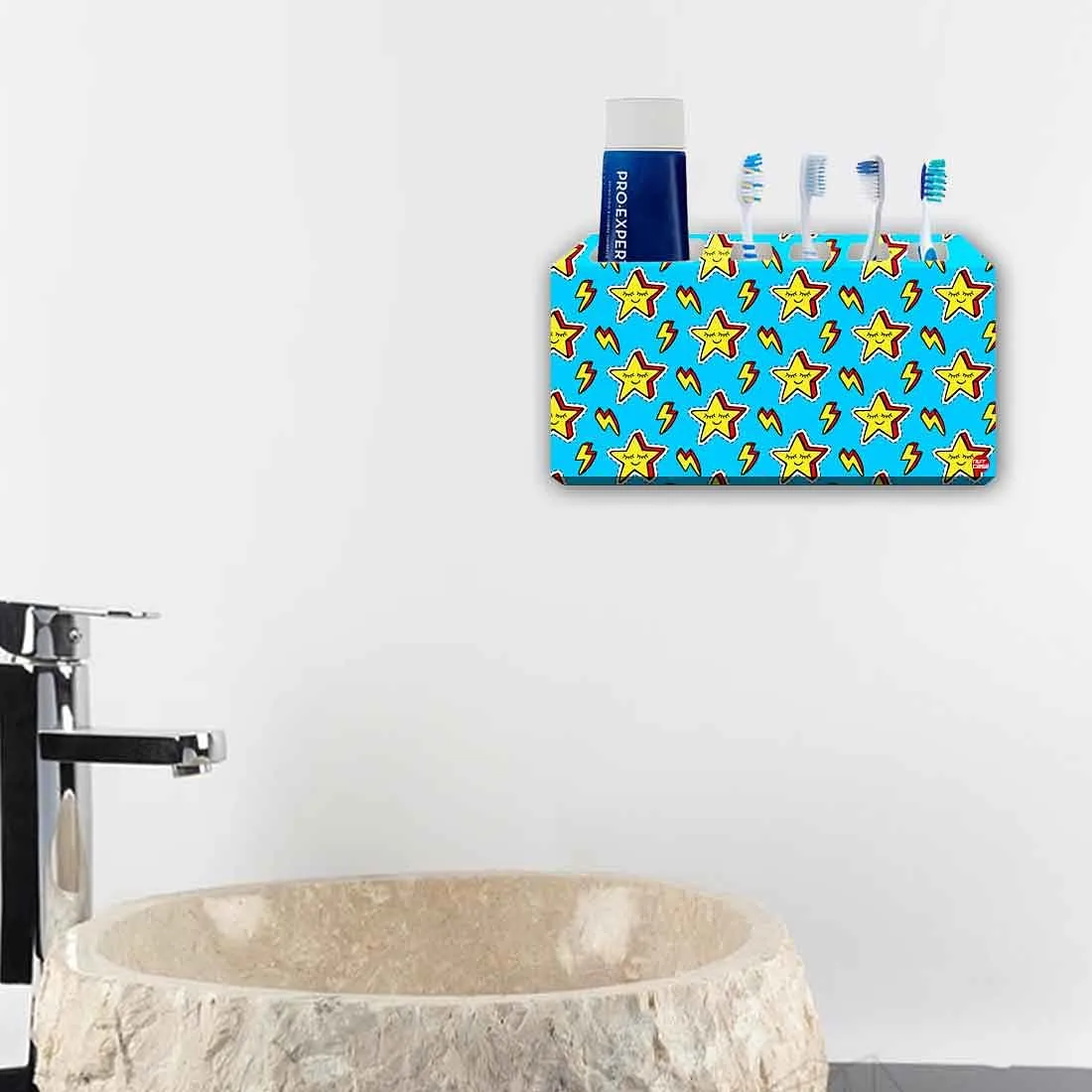 Toothbrush Holder Wall Mounted -Cute Stars