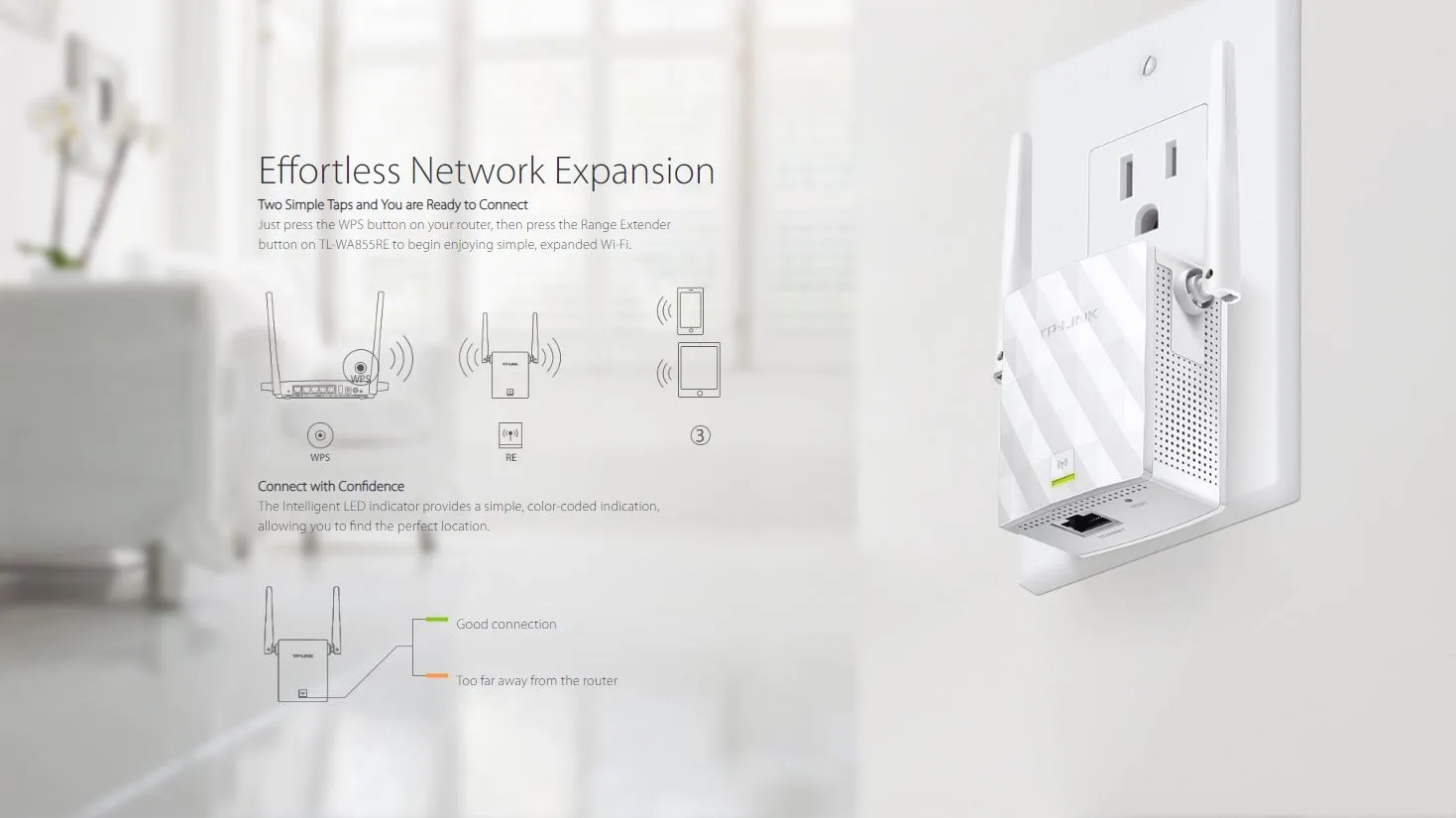 TP-Link TL-WA855RE Range Extender Repeater