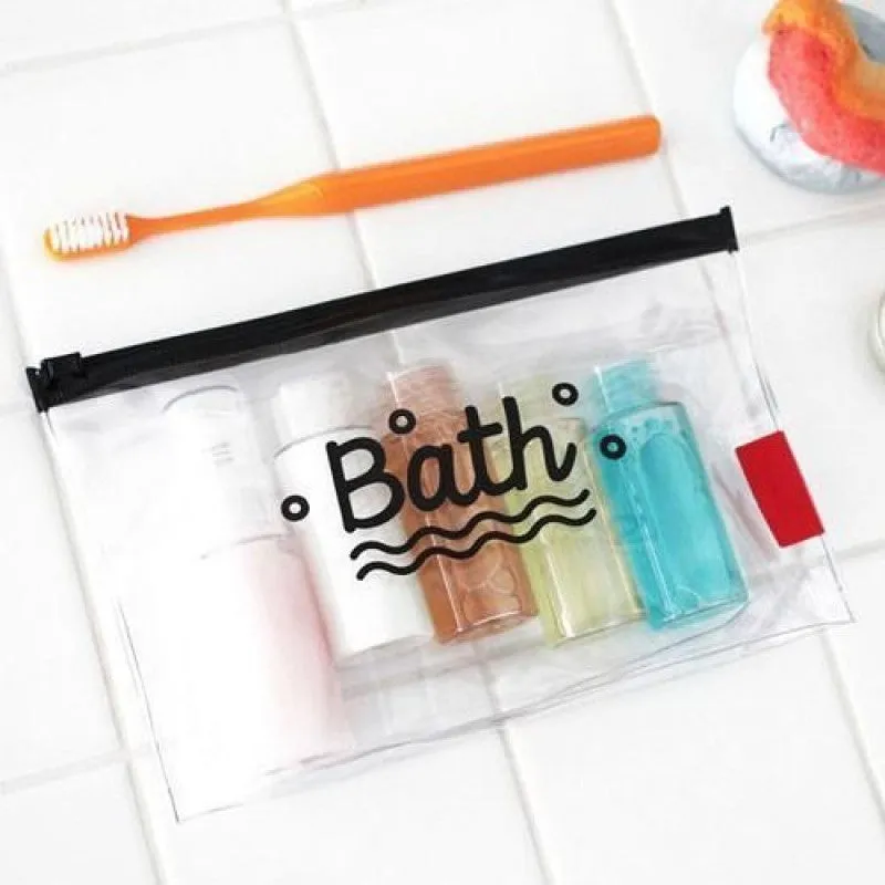 Transparent Travel Bath Pouch