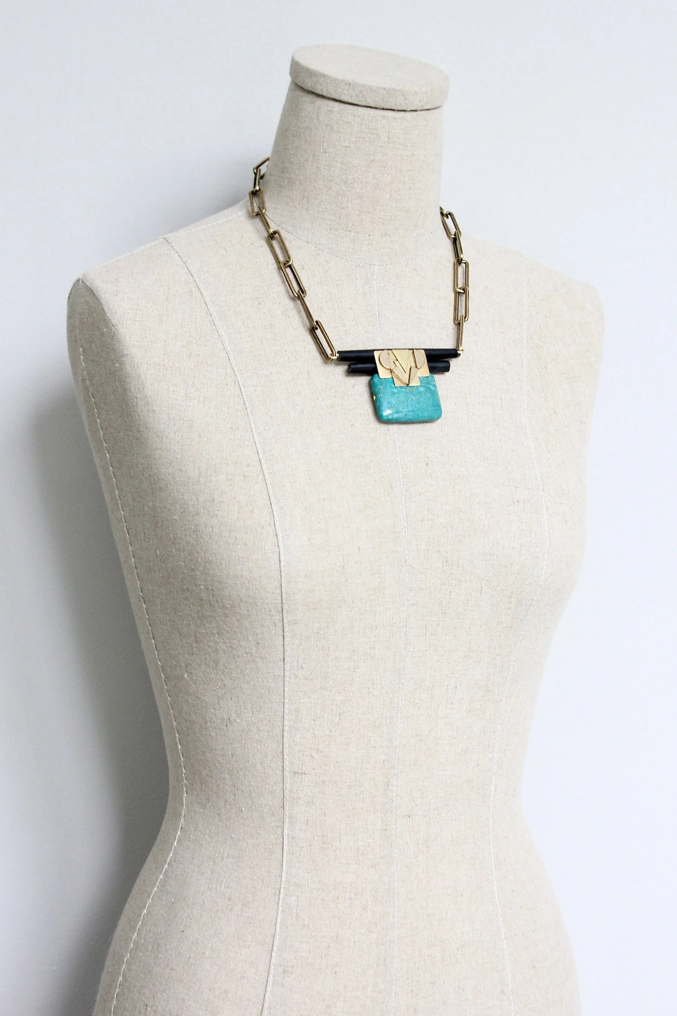 Turquoise Artdeco necklace