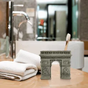 Unique Toothbrush Holder for Bathroom Ivory | Brush and Paste Holder