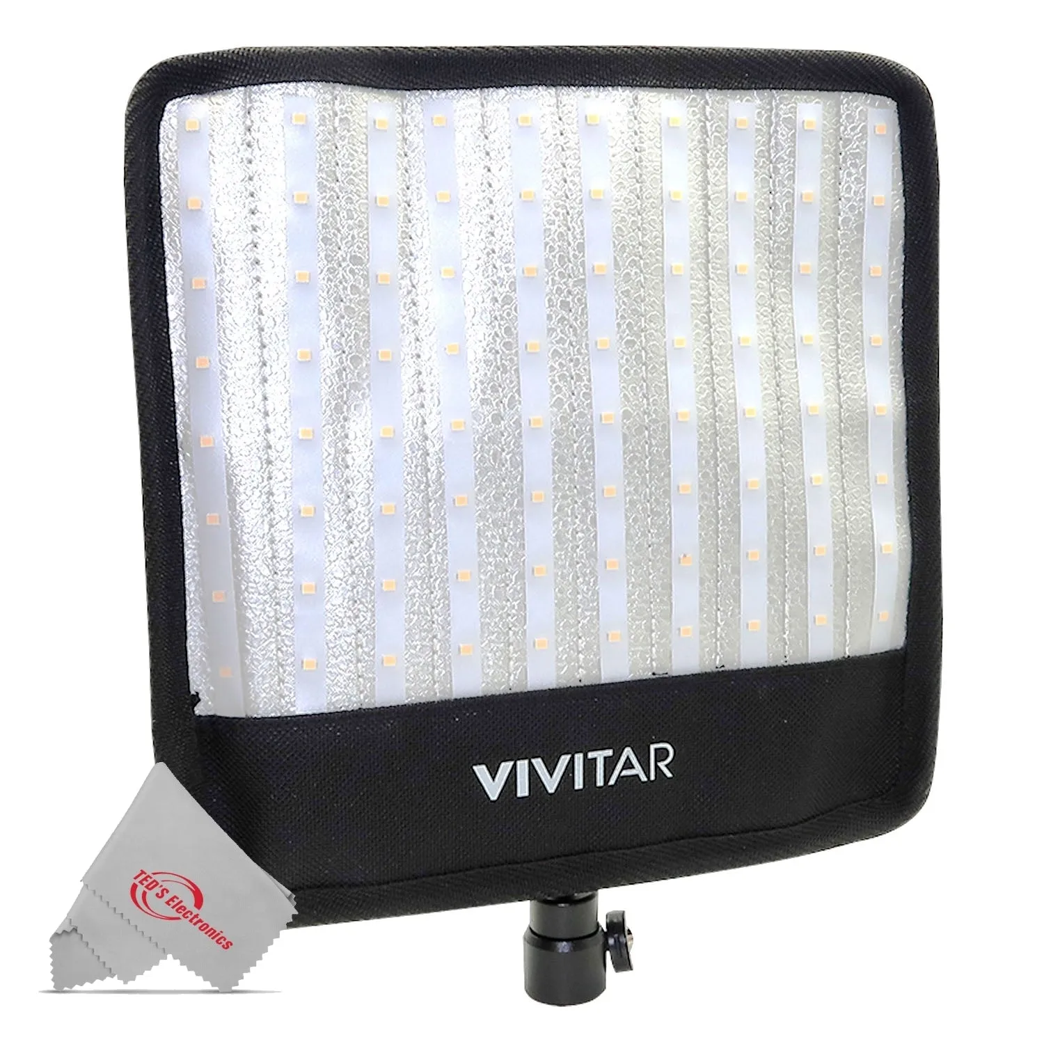 Vivitar Ultra Slim Bi-Color Flexible Led Light Panel 1600Lm Adjustable Brightness with 71" Adjustable Light Stand