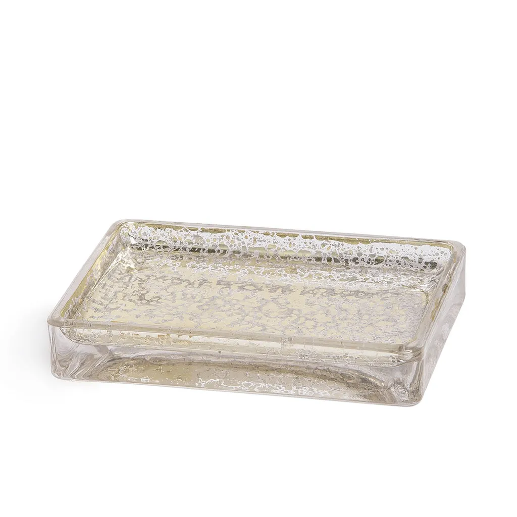 Vizcaya Mercury Glass Bath Accessories