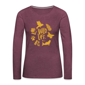 'wild. life.' women's long sleeve