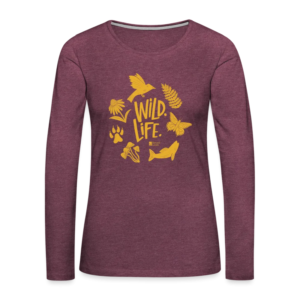 'wild. life.' women's long sleeve