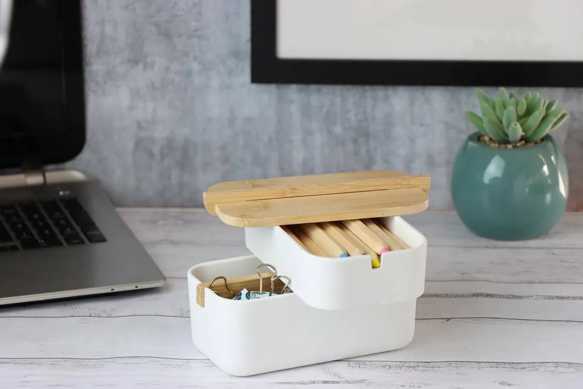 Wreen | Bamboo Essentials Bathroom/Kitchen Organiser