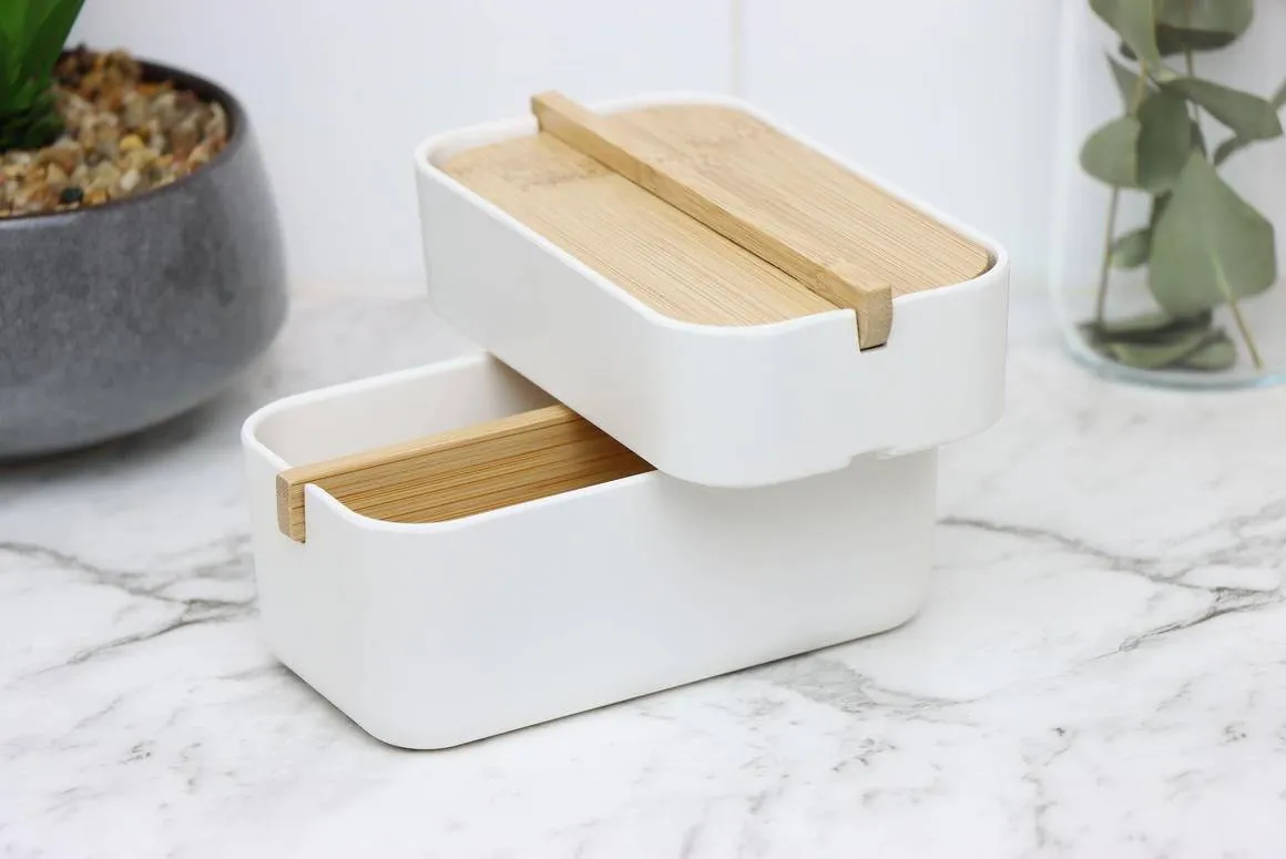 Wreen | Bamboo Essentials Bathroom/Kitchen Organiser