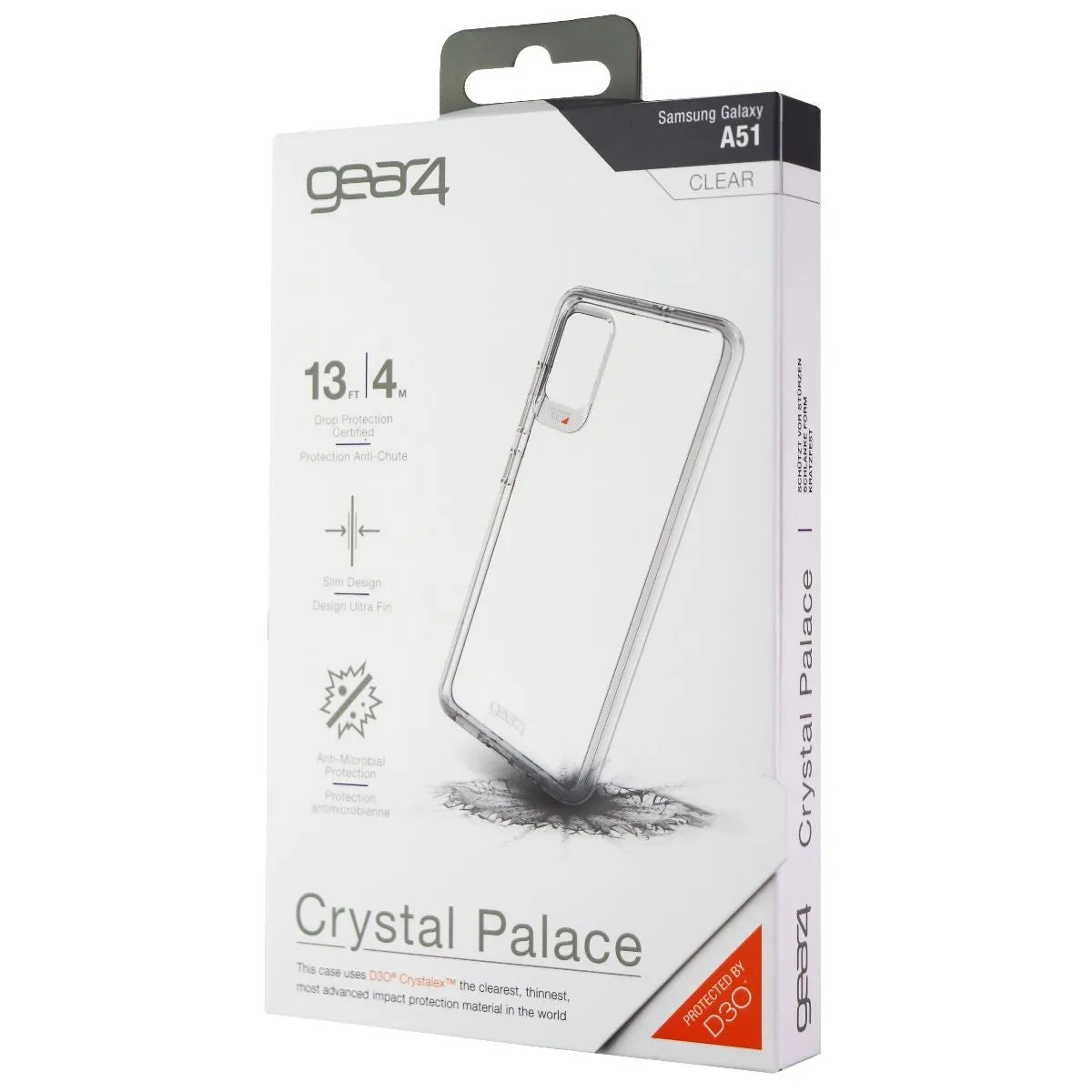 ZAGG Crystal Palace Series Hybrid Case for Samsung Galaxy A51 - Clear